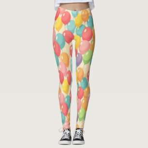 Partybälle in verschiedenen Farben Leggings