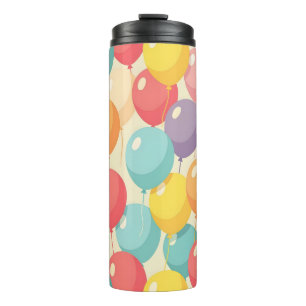Partybälle in verschiedenen Farben Thermosbecher