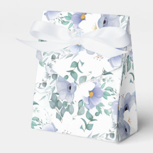Partybegünstigungsbox - Blaue Blumen Begünstigungs Geschenkschachtel
