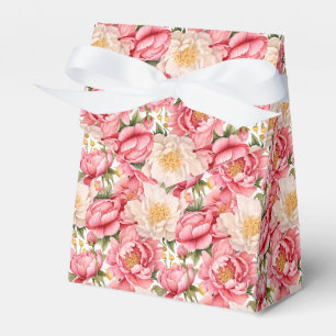 Partybüchse mit rosa Pfingstrosen Geschenkschachtel