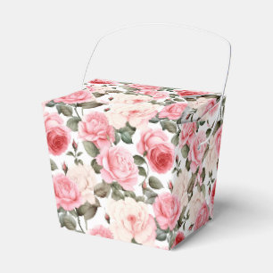 Partybüchse mit rosa Rosen Geschenkschachtel