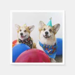 Partycorgis-Papierservietten Serviette