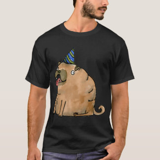Partyhund mit Partyhut T-Shirt