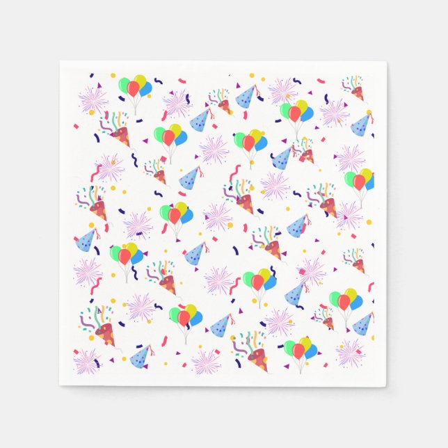 Partyhut-Papier-Serviette Serviette (Vorderseite)