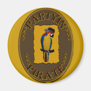 PARTYIN' PIRAT MAGNET