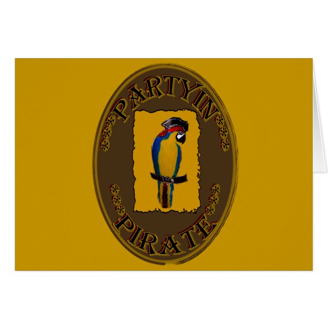 PARTYIN' PIRATE (Devant horizontal)