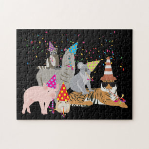 Partying von Tieren - Niedliche Tiere mit Party