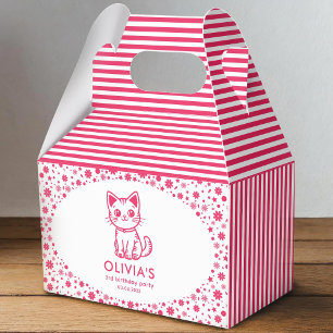 Partykiste mit individuellen Farben Kitten Geschenkschachtel