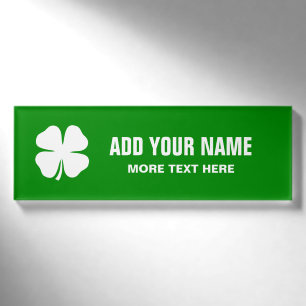 Partymagnetische Namensumbauten Gewohnheits-St. Namenschild