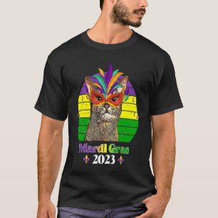 Partymasken-Perlen Mardi Gras 2023 12 T-Shirt