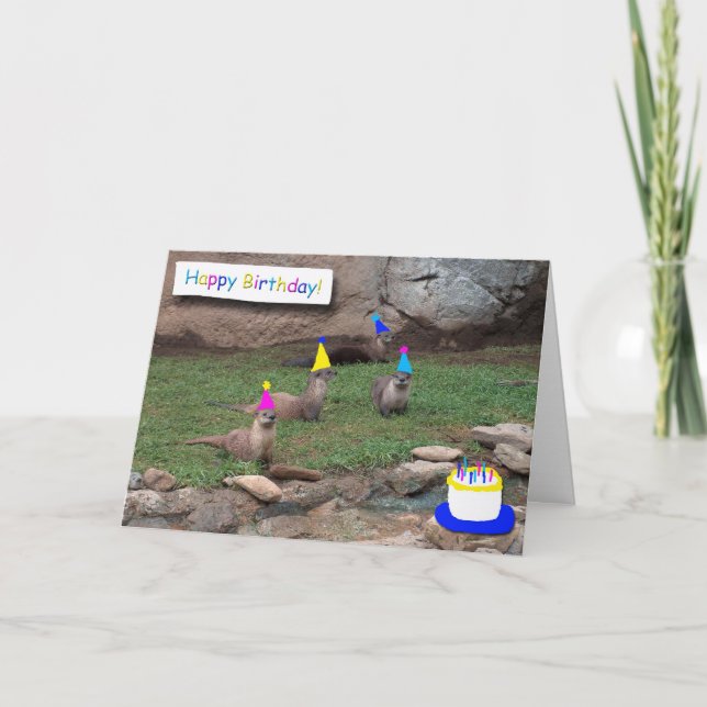 Partyotter-Geburtstagskarte Karte (Vorderseite)