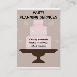 Partyplanung Visitenkarte