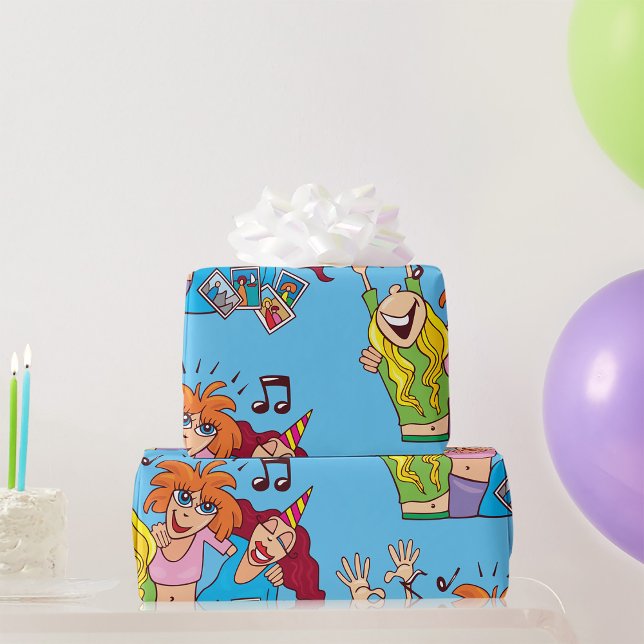 Partys für Frauen Geschenkpapier (Von Creator hochgeladen)
