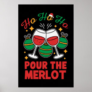 Partys Poster zum Trinken von Wein