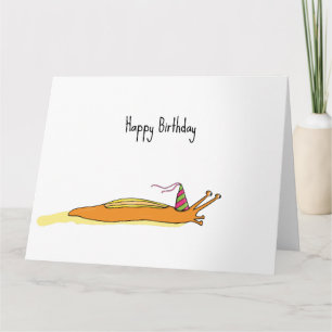 Partyschnecke Karte