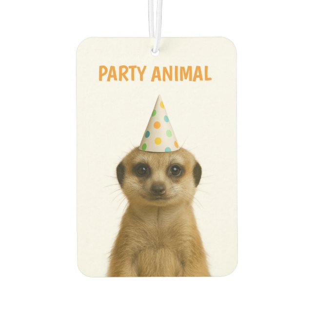 PARTYTIER AUTOLUFTERFRISCHER (Rückseite)