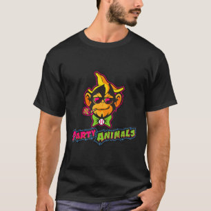 Partytier Baseballaffe T-Shirt