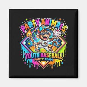 Partytier Jugend-Baseballteam Spaß für Kinder  Magnet