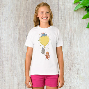 Partytierchen halten einen Luftballon T-Shirt