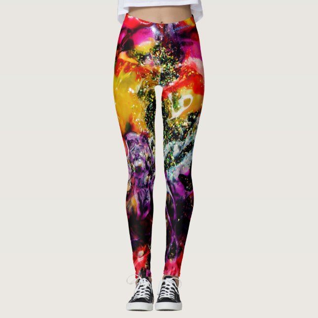 "Partyzeit " Leggings (Vorderseite)