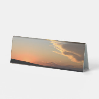 Partyzelt-Schild mit Sonnenuntergang-Motiv (passt  Tischaufsteller