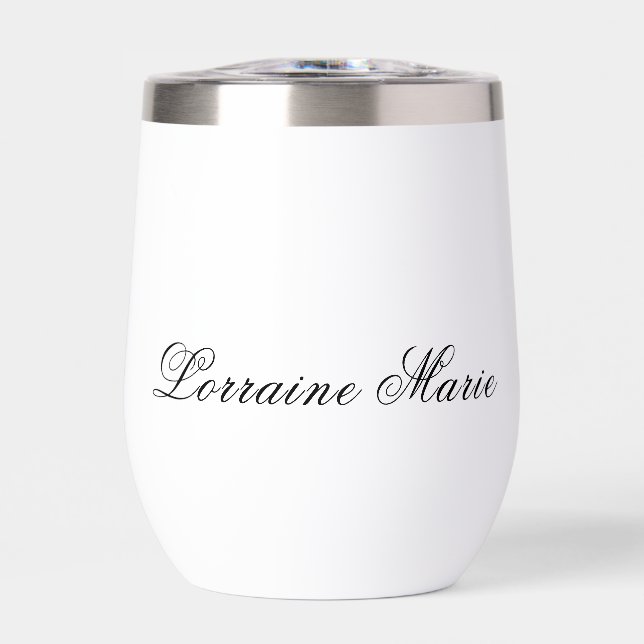 Paruline à vin personnalisée (Avant)