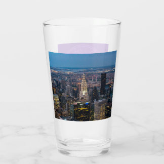 Paruline en verre à pinte à bière de New York