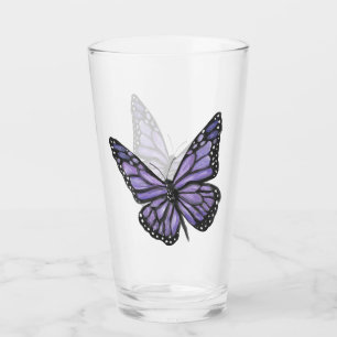 Paruline en verre de papillon pourpre