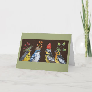 Parulines sur Berry Casquette Carte de nuit