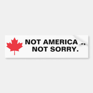 Pas Américain, Pas Désolé Sticker De Camion
