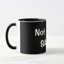 "Pas aujourd'hui, tasse de café drôle de SATAN" -