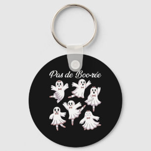 Pas De Boo-re Ballerina Funny Ghost Halloween Spoo Schlüsselanhänger
