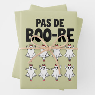 Pas de Boo-re Ballerina Geist Halloween Gruselig Geschenkpapier Set