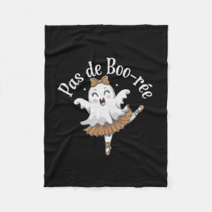 Pas De Boo-rée Funny Ballet Gastgeber Halloween-Ta Fleecedecke