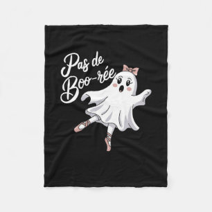 Pas De Boo-rée Funny Ballet Gastgeber Halloween-Ta Fleecedecke