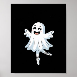 Pas De Boo-rée Funny Ballet Gastgeber Halloween-Ta Poster