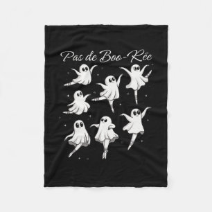 Pas De Boo-rée Funny Ghost Ballett-Tanz Halloween Fleecedecke