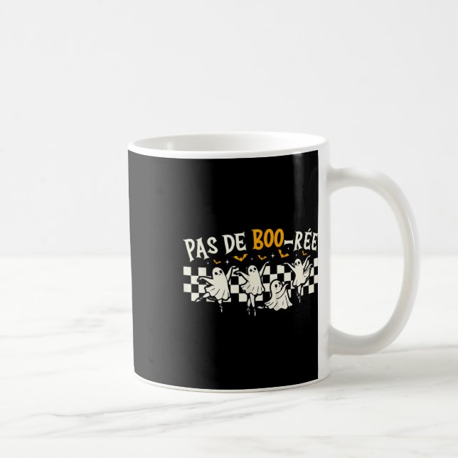 Pas De Boo-rée Ghost Ballet Dancer Halloween Dance Kaffeetasse (Rechts)