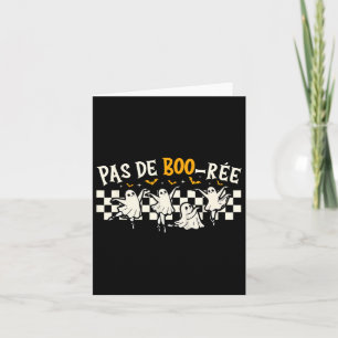 Pas De Boo-rée Ghost Byllet Dancer Halloween Dance Karte