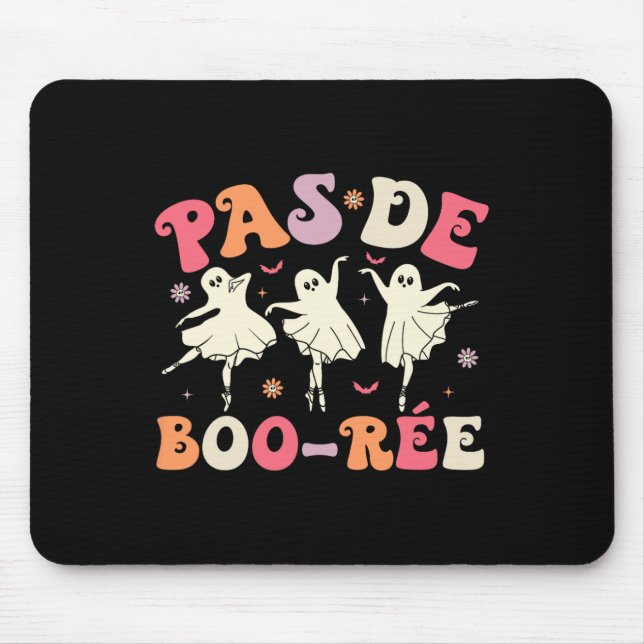 Pas De Boo-rée Niedlich Ballet Ghosts Tanzlehrer Mousepad (Vorne)