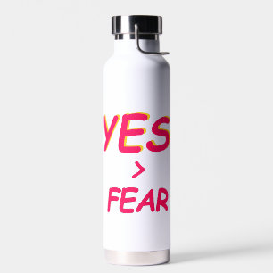Pas de bouteille d'eau de peur