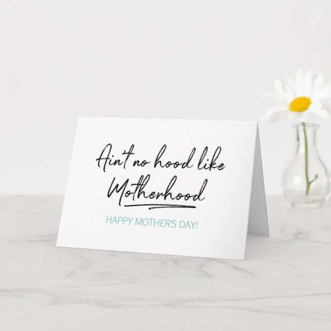 Pas de carte de fête des mères de maternité (Petite plante)