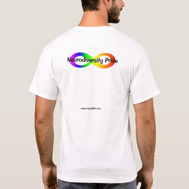 Pas de casse-tête Pièces Autisme Respect T-shirt (Dos)