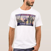 Pas de cessez-le-feu détruisant le grand T-shirt m