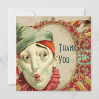 Pas de clown Merci d'anniversaire