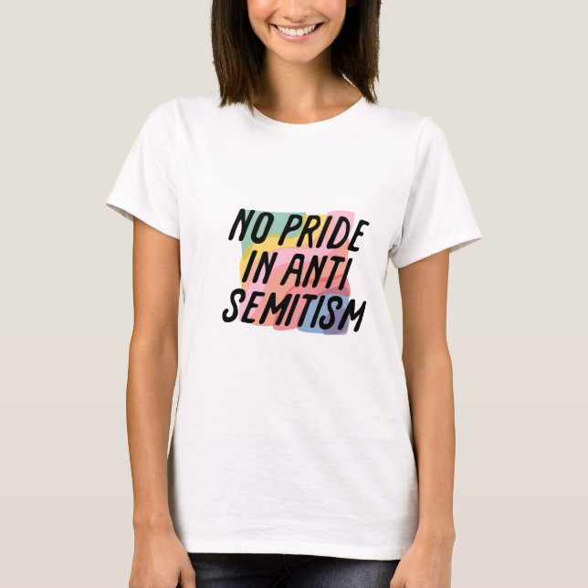 Pas De Fierté En T-shirt Antisemitisme (Devant)
