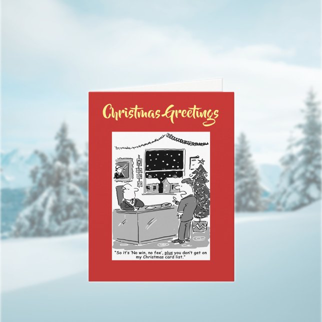 Pas de gain Pas de frais Carte de Noël légale avec (Créateur téléchargé)