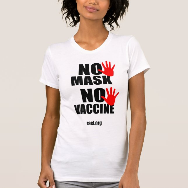 Pas de Masque Pas de Vaccin - T-shirt Femme Versio (Devant)