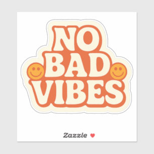 Pas de mauvaises vidéos - Sticker d'énergie rétro-