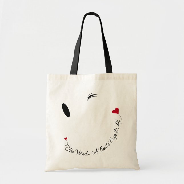 Pas De Mots, Des Sourires Disent Tout Sac fourre-t (Devant)